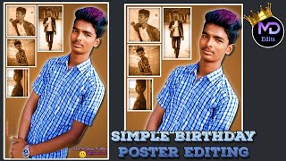 Simple Birthday Poster Editing in Tamil | @MDEdits143