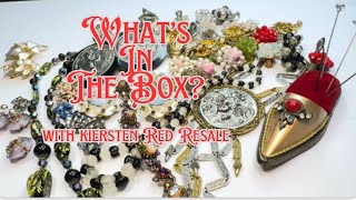 What's In The Box? Vintage Jewelry Exchange With Kiersten Red Resale!