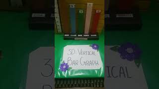 3D vertical bar graph with cardboard 🤩😍 #diy #crafting #trendingshort