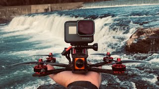 Flying a Drone over Water Falls : FPV Drone : GoPro