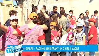 8 GIARRE RADUNO MINISTRANTI CHIESA MADRE  TG DELLO JONIO 28 06 2018