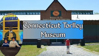 Connecticut Torlley Museum l Train light show l