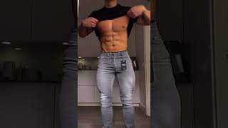 bodybuilder try new jeans|GymMotivation#gymmotivation #legs #shorts