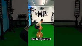 Clean To Squat Press