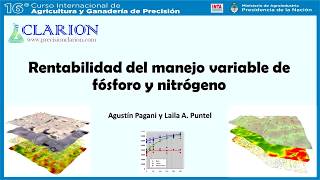 A.Pagani - 16° Curso Internacional de Agricultura y Ganadería de Precisión