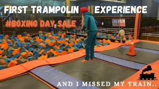 MY FIRST TRAMPOLINE EXPERIENCE || MISSED MY TRAIN TO WINDSOR || VLOG-14 ||