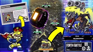 KingEtemon vs Millenniummon! Digimon Vital Bracelet BE Arena App Fourth Battle Event!