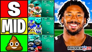 Ranking Every TEAM BUILDER Card In Madden 25 Ultimate Team