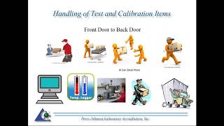 9/28/2017 Webinar: 17025  5 8 Handling of Test and Calibration Items