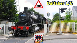 Dalfaber Drive Level Crossing, Strathspey Railway