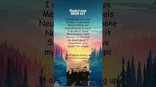 Green Day - Basket Case (Lyrics) #shorts