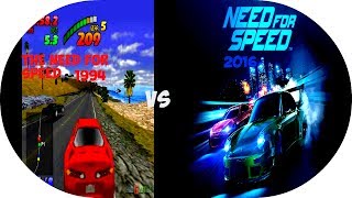 The Need For Speed (1994)  VS  Need for Speed (2016)  (Эволюция графики)