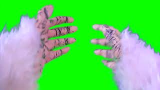 Realistic Yeti Arms   Green Screen   HD   FREE DOWNLOAD