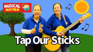 Tap our Sticks & Turn Around Song | Musical Mayhem | Claves