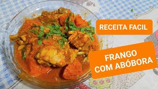 FRANGO AO MOLHO COM ABÓBORA UMA DELÍCIA