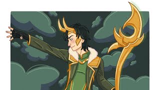 Loki, God of Stories | Marvel Comics | Speedpaint