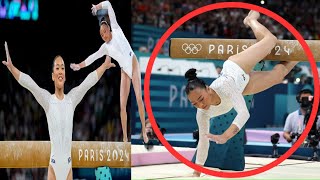 Why Gymnasts Suni Lee and Simone Biles Fell Off the Balance Beam at the 2024 Olympics