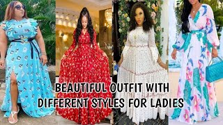 Beautiful outfit dresses for beautiful ladies 2024//summer dress outfit for ladies