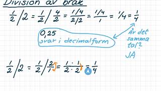 CordaNova 4 kap.7 Division av algebraiska bråk