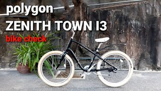 POLYGON ZENITH TOWN I3 SEPEDA URBAN BERGAYA RETRO || REVIEW SEPEDA