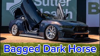 Dark Horse Gets Air Suspension // 2024 Mustang on Air // Cali creaming 2024