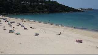 Carbis Bay Beach and  St Ives Island 0127