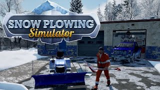 First Look at Snow Plowing Simulator!