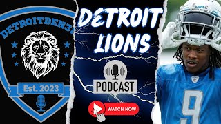 FANTASTIC News from Detroit Lions Training Camp!!