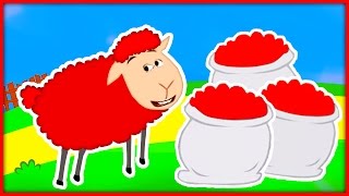 Baa Baa Red Sheep | Classic Nursery Rhyme Sing-along with Lyrics!