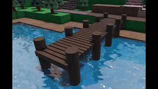 How To Build A DOCK WITH and WITHOUT game pas!! | Theme Park Tycoon 2 | TPT2 | Roblox