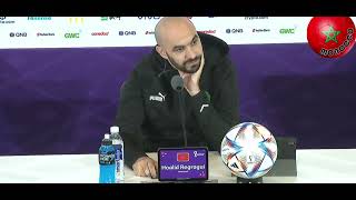 Conférence de presse d'après-match : Maroc - Portugal. Regragui et Bono