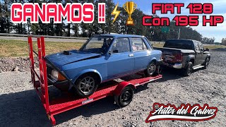 VOLVIMOS Y GANAMOS. PICADAS 1/8 DE MILLA EN JUNIN CON EL FIAT 128 #AUTOSDELGALVEZ