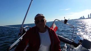 Sailing on the lake of Ontario August 25, 2014 Toronto