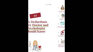 10 deductions for Doctors & Psychologist