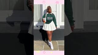 Aesthetic outfit for plus size teenagers💟 #shorts