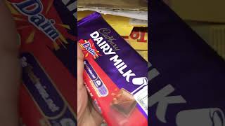 CADBURY DAIRY MILK WITH DAIM CHOCOLATE BAR #shorts #cadbury #cadburydairymilkchocolate #dairy #milk