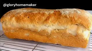 Soft And Fluffy No Knead Bread Loaf Recipe | Easy No Stress Bread Recipe | Baking Bread