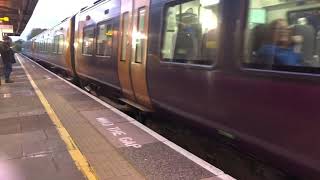 Chiltern, West Midlands and Freight Trains at Olton Station on 9th October 2021