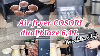 AIR FRYER COSORI DUAL BLAZE 6,4L AVEC 2 RÉSISTANCE