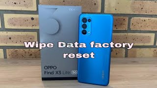 Comment enlever un code de verrouillager sur Oppo Find X3 Lite . Hard Reset