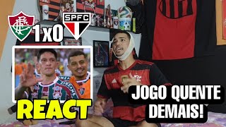 REACT FLUMINENSE X SÃO PAULO MELHORES MOMENTOS BRASILEIRÃO 2023 TROCA DE FAIXAS REAÇÕES RIVAIS