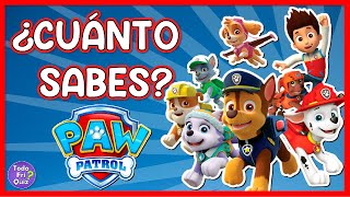 ¿Cuánto Sabes De "PAW PATROL"? Test/Trivia/Quiz