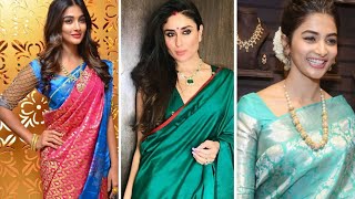 Bollywood Actresses Beautiful Silk Saree Collection | 2023 की ब्यूटीफुल सिल्क साड़ियां