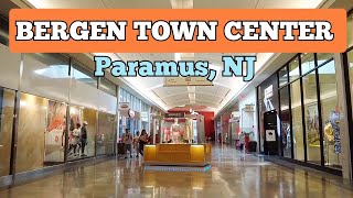 Walk tour inside Bergen Town Center in Paramus, New Jersey, USA