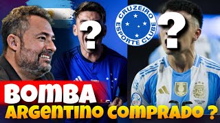 🔥✅BOMBA: ARGENTINO COMPRADO PELO CRUZEIRO PELEO PEDRO LOURENÇO ? E MAIS!