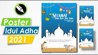 Tutorial CorelDRAW || Cara Membuat Poster Ucapan Hari Raya Idul Adha 2021