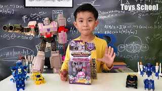 Transformers Toys Bumblebee Cyberverse Adventures Fusion Mace Megatron Review | Toys School