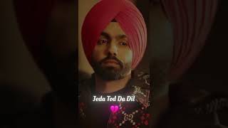 Tod Ae dil 💔(Ammy Virk) Status Video || Punjabi Sad Song Status Video || #viral #sadsong #shorts