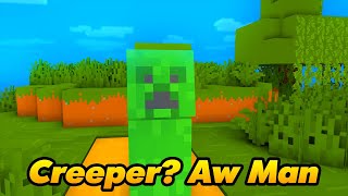 Creeper? Aw Man. (Steve and alex life Minecraft Animation)