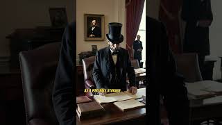 The Secret History of Lincoln's Tall Black Hats: Hidden Treasures Revealed! #shortvide #historyfacts